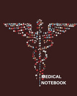 Medical Noebook: Dot Grid matrix Journal for medical staff and students| 150 pages with an anatomy cover finish A4 size Sketch/ note/anatomy colorin