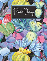 Prick Diary: Track Diabetes Blood Sugar Daily | Record Glucose Readings 4x a Day. 7 Days a Week | Fun Prickly Succulent Design | BONUS Coloring Page