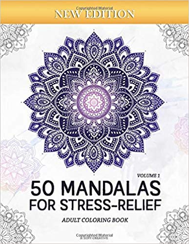 50 Mandalas for Stress-Relief (Volume 1) Adult Coloring Book
