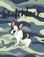 Sketchbooks: Drawing Book. French Bulldog Pet Lovers Blue Cover: 100 Pages of 8.5" x 11" Blank Paper for Drawing. Doodling or Sketching (S