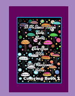 D. McDonald Designs Cakes. Castles & Outer Space White & Black Backgrounds Edition Coloring Book