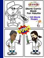 Blank Comic Book for Adults: Funny Comic Strip Book. The Scientist Cover. Variety of Templates (2-9 Panels). Large120 Blank Pages (8.5x11 Inches) fo