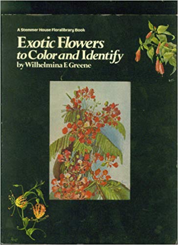 Exotic Flowers to Color and Identify (A Stemmer House Floralibrary Book)