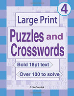 Large Print Puzzles and Crosswords: Volume 4