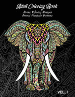 Adult Coloring Book Vol.1: Stress Relieving Designs.  Animals Doodle and Mandala Patterns  Coloring Book for Adults Vol.1 (ANIMAL MANDALAS PATTERNS)