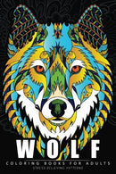 Wolf Coloring Book for Adults: (Perfectly Portable Pages)(On-The-Go! Coloring Book)