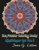 Zen Puzzles Coloring Books Mindfulness Vol. 5: Peace and Relaxation (Creative Coloring Inspirations) (Volume 5)